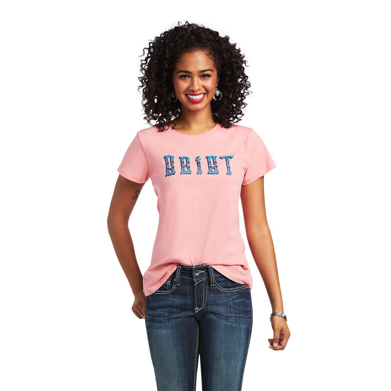 Ariat T-Shirts Damen - Real Kinship Rosa ( CIYAK-1829 )